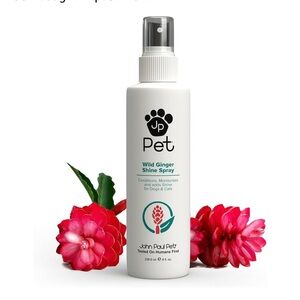 John Paul Pet NWT Wild Ginger Shine Spray Condition Moisture 8oz pump bottle
